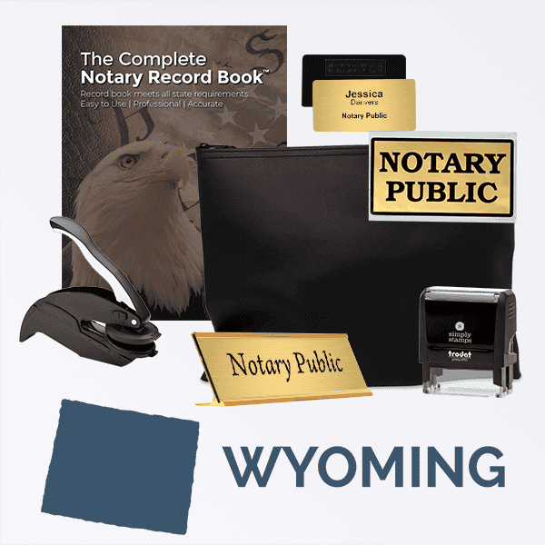 Wyoming Deluxe Notary Kit